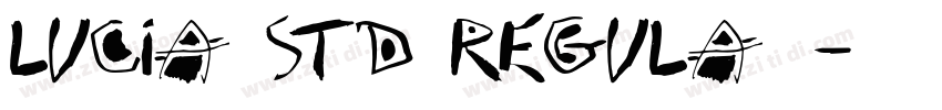 Lucia Std Regula字体字体转换